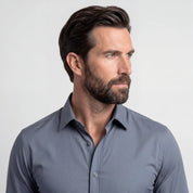 Wrinkle-Free Fitted Cut Shirt