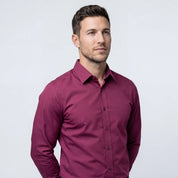 Wrinkle-Free Fitted Cut Shirt