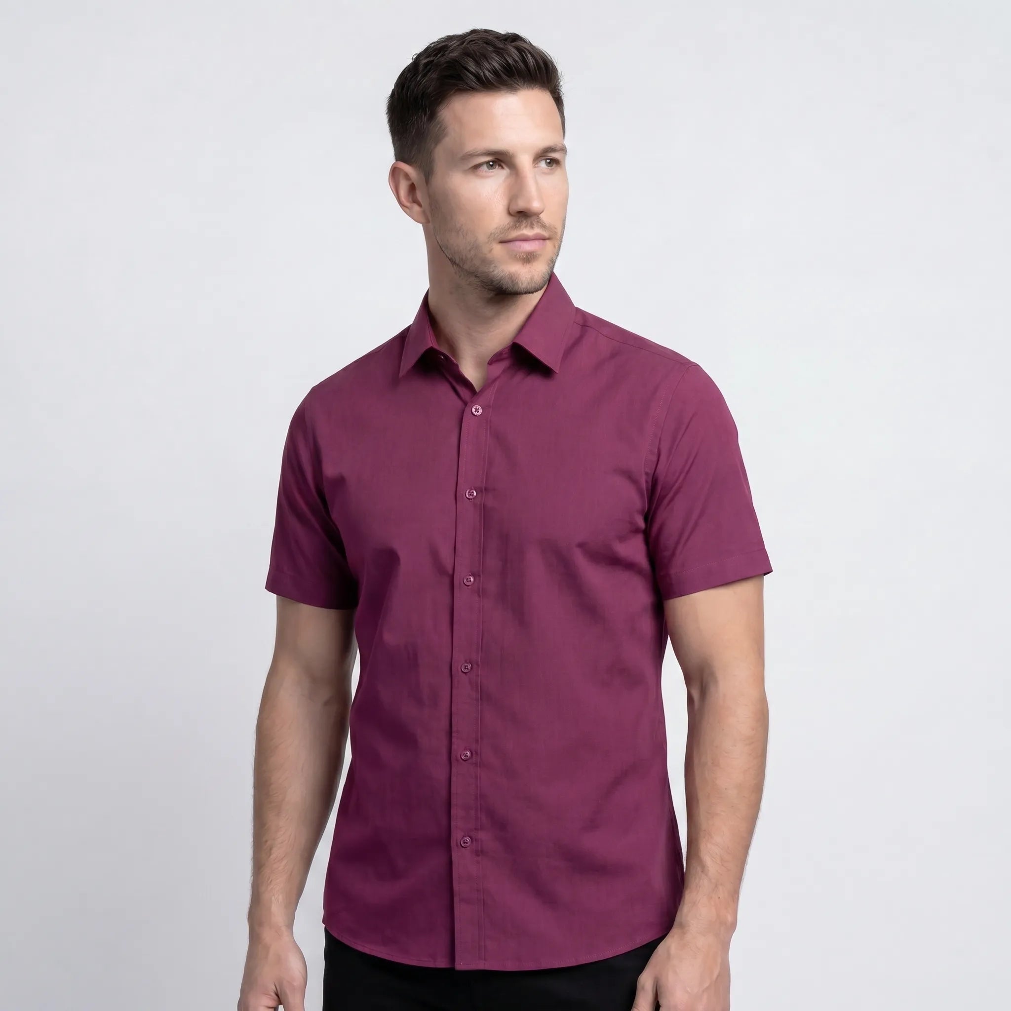 Fitted Short Sleeve Shirt