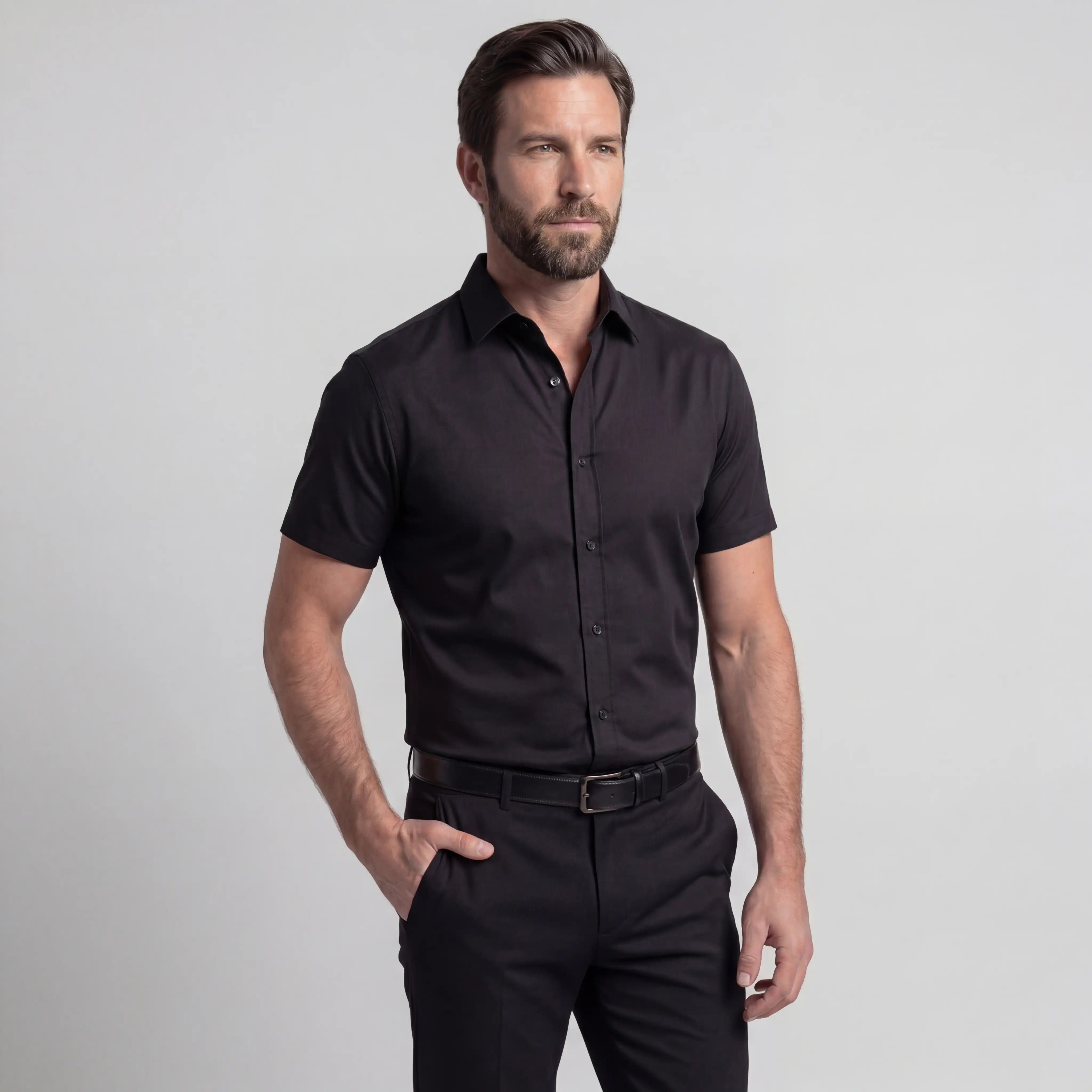 Fitted Short Sleeve Shirt