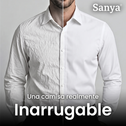 Camisa que no se arruga, de corte entallado