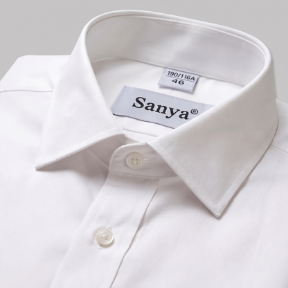 Camisa Ajustada de Manga Corta