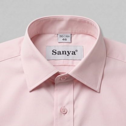 Camisa Ajustada de Manga Corta