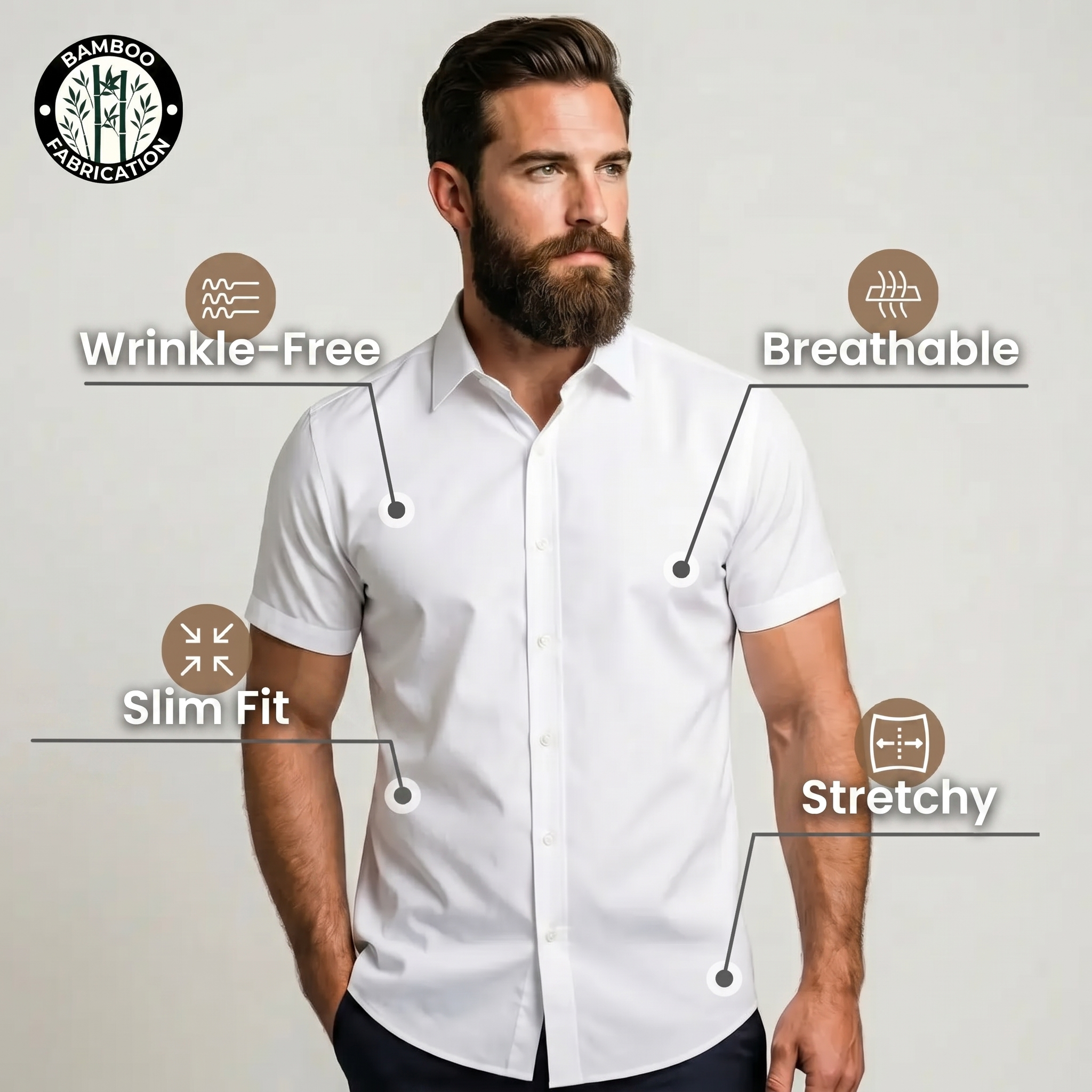 Fitted Short Sleeve Shirt