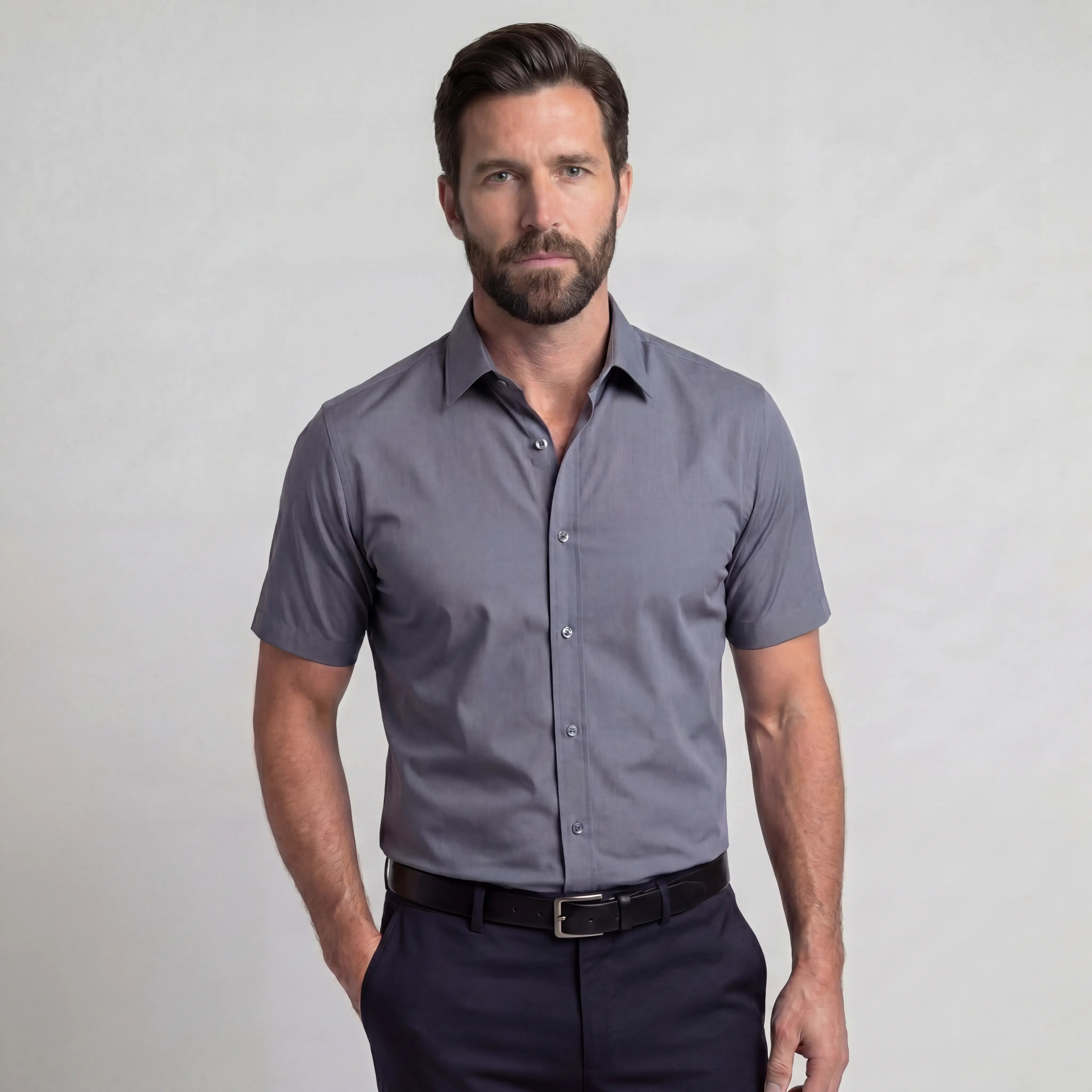 Fitted Short Sleeve Shirt
