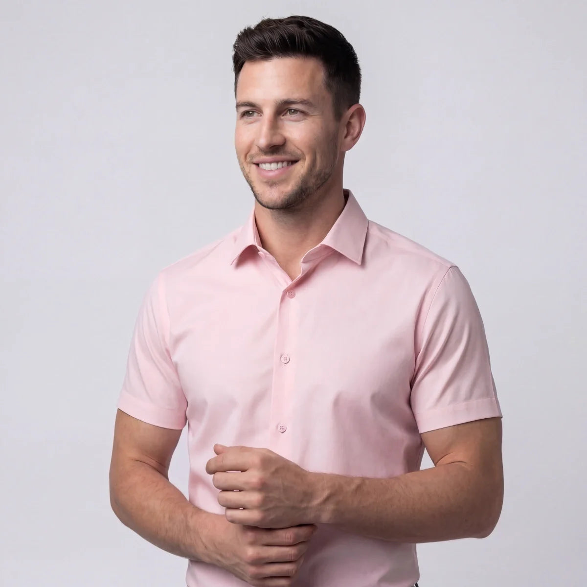 Fitted Short Sleeve Shirt